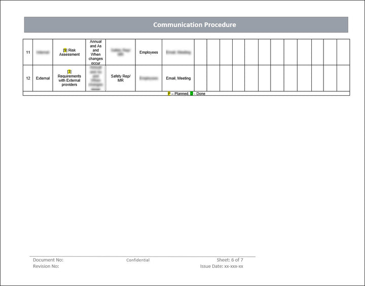 ISO 27001:2022 - Communication Procedure Template