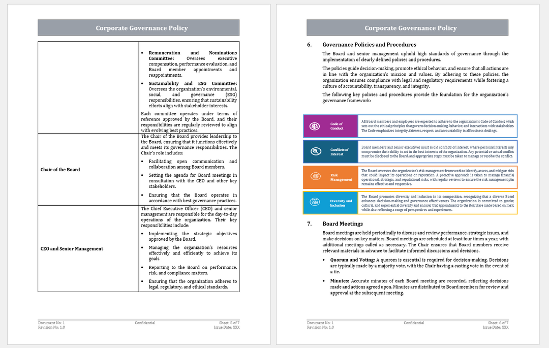 COSO Framework ISO Templates and Documents Download