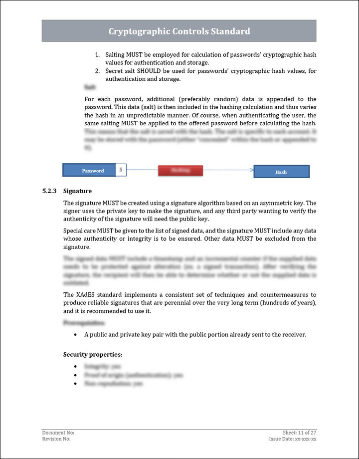 ISO 27001 - Cryptographic Controls Policy Template