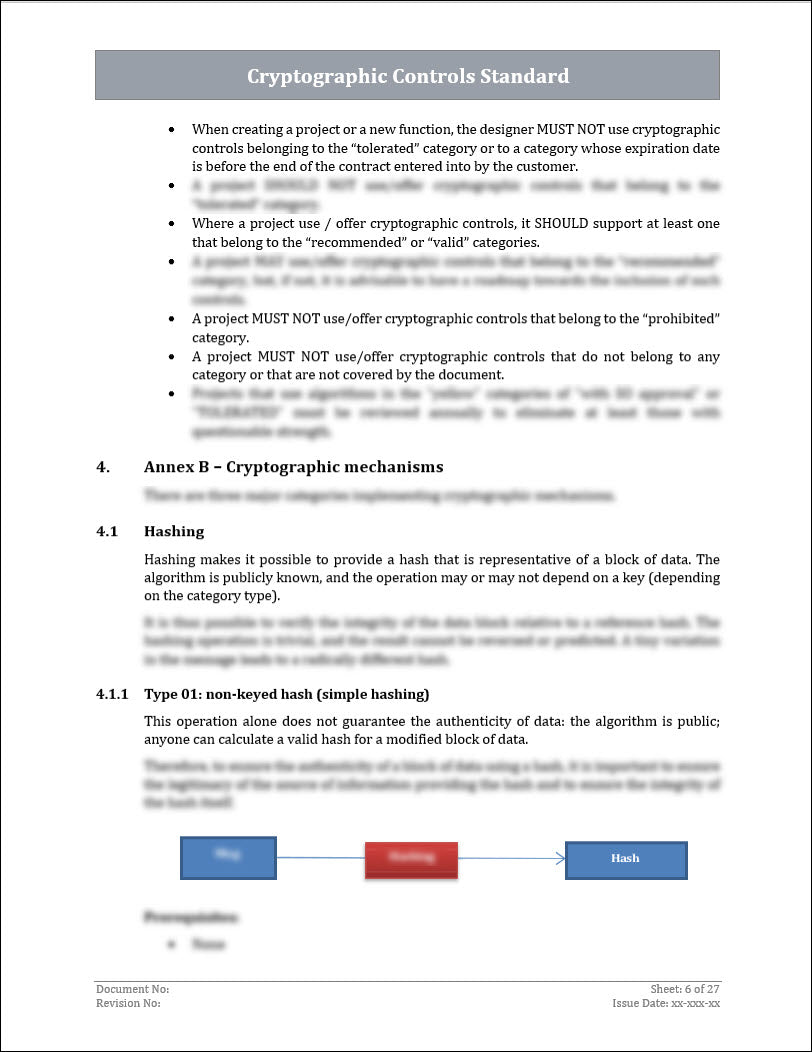 ISO 27001 - Cryptographic Controls Policy Template