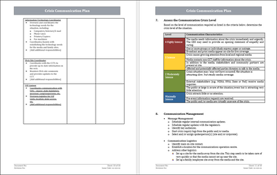 Crisis Communication Plan