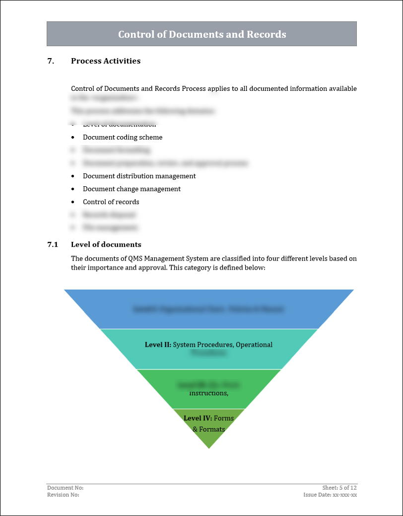 ISO 9001: QMS Document Control Procedure – ISO Templates and Documents ...