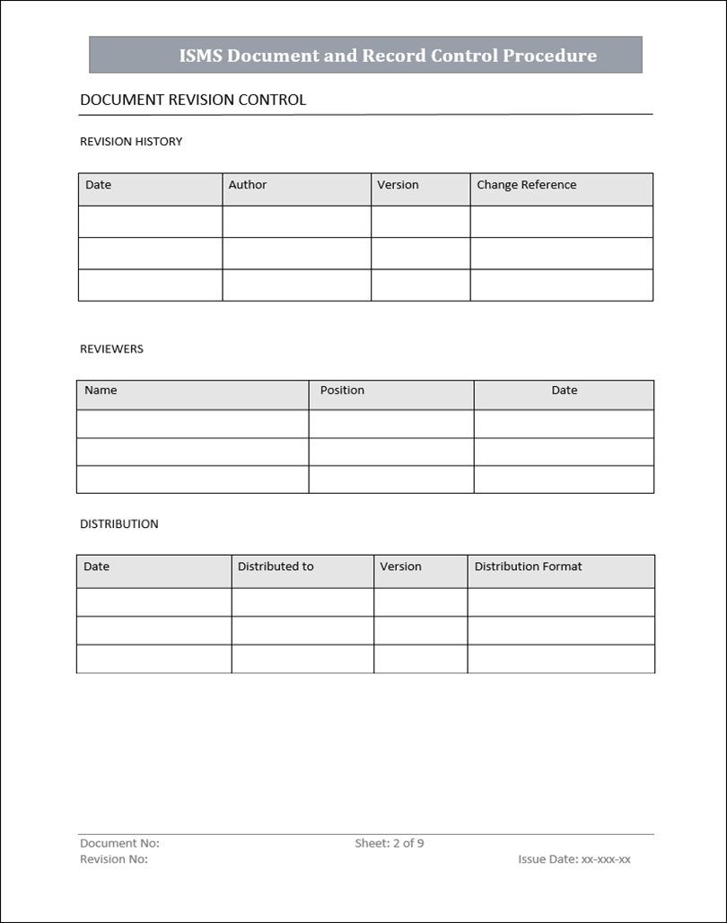 ISO 9001 Documentation Toolkit | Free Sample Template Download