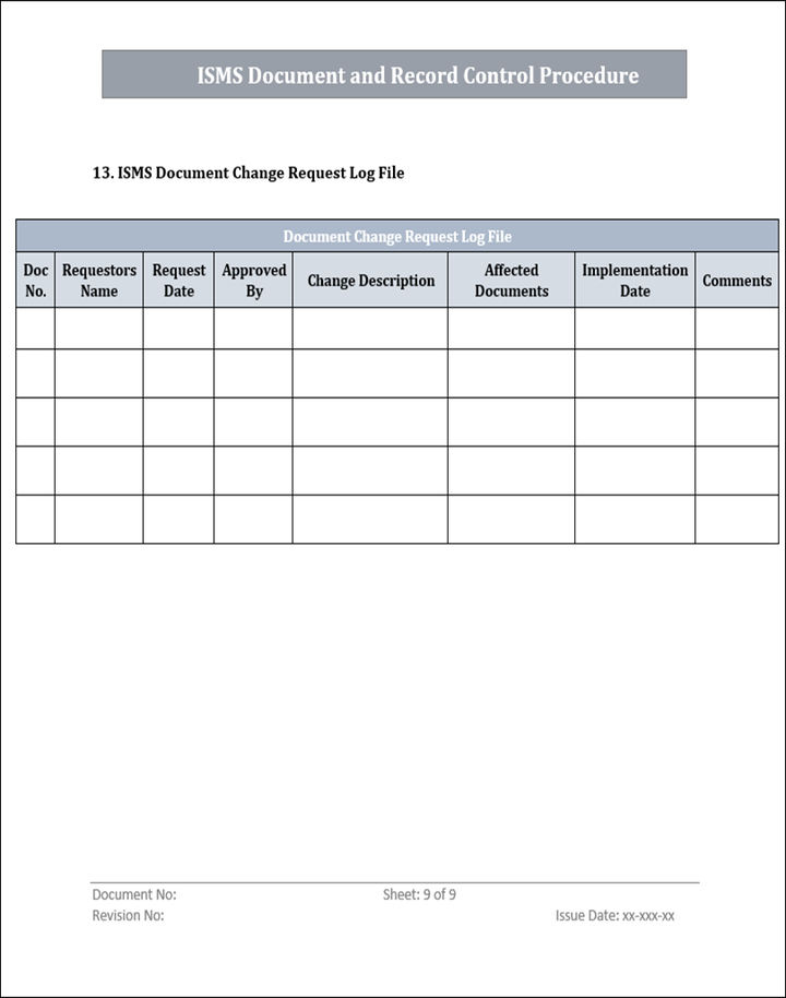 ISO 9001 Documentation Toolkit | Free Sample Template Download