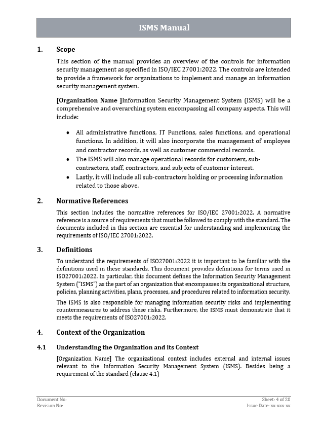 ISMS Manual - ISO 27001