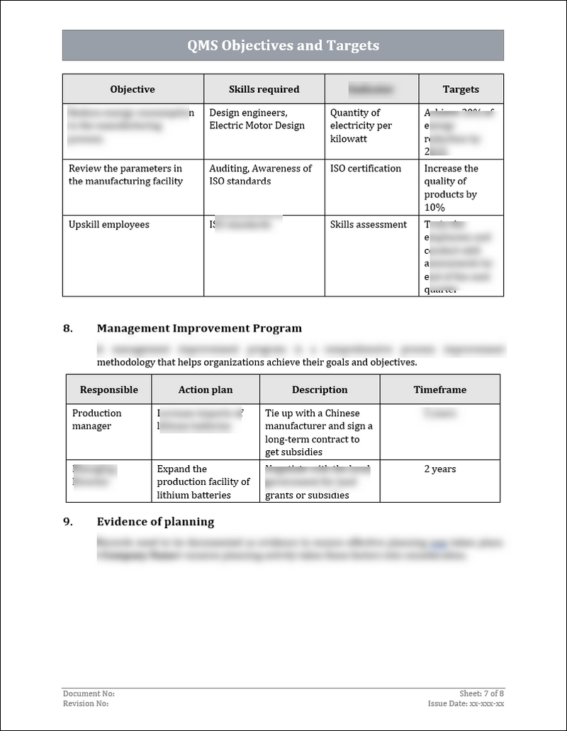 ISO 9001 Documentation Toolkit | Free Sample Template Download – ISO ...