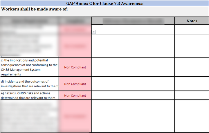 ISO 45001 Internal Audit Checklist Template