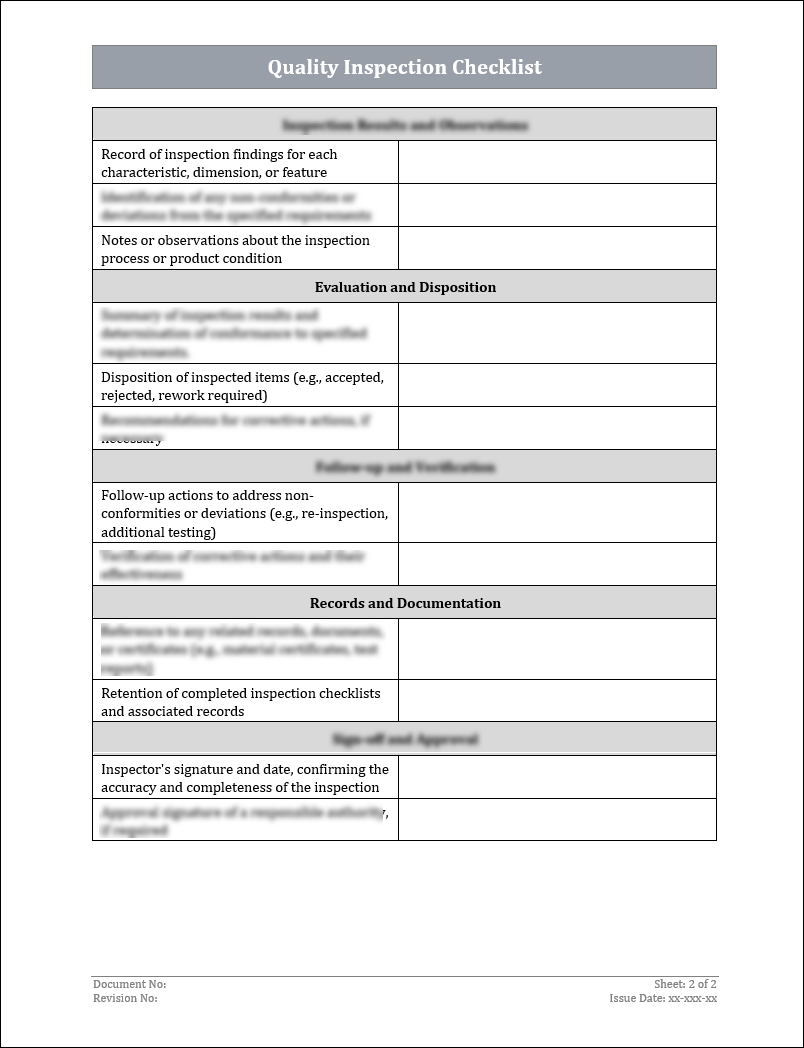 ISO 9001 QMS Quality Inspection Checklist Template ISO Templates And iso-9001-qms-quality-inspection-checklist-template-iso-templates-and