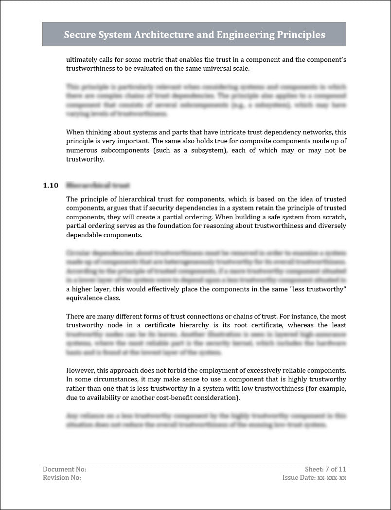 ISO 27001 - Secure System Architecture and Engineering Principles Temp ...