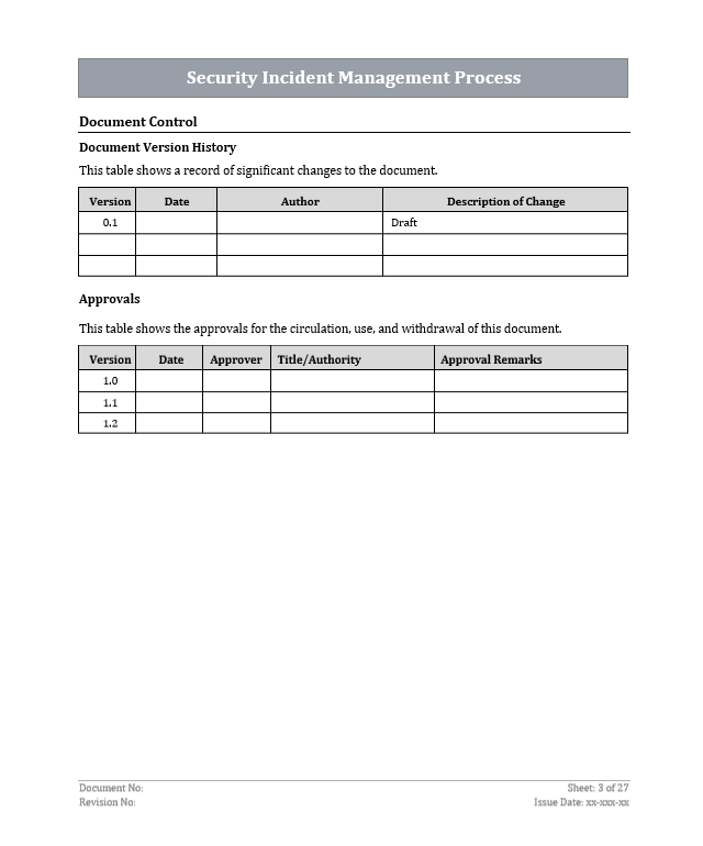 Security Event Reporting ISO 27001 - Security Incident Management Process Template – ISO ...