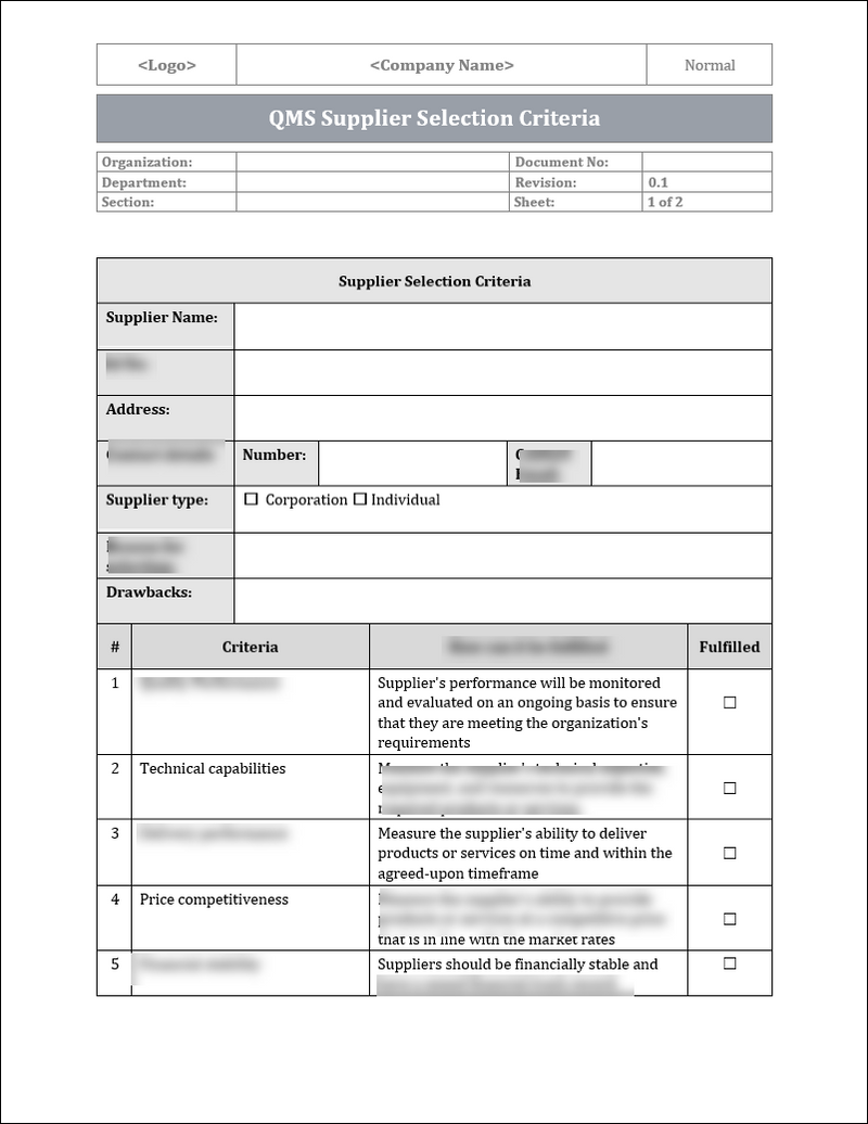 ISO 9001 Documentation Toolkit | Free Sample Template Download – ISO ...