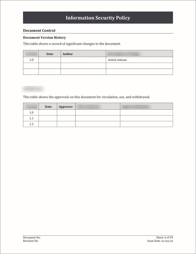 ISO 27001:2022 - Information Security Policy Template