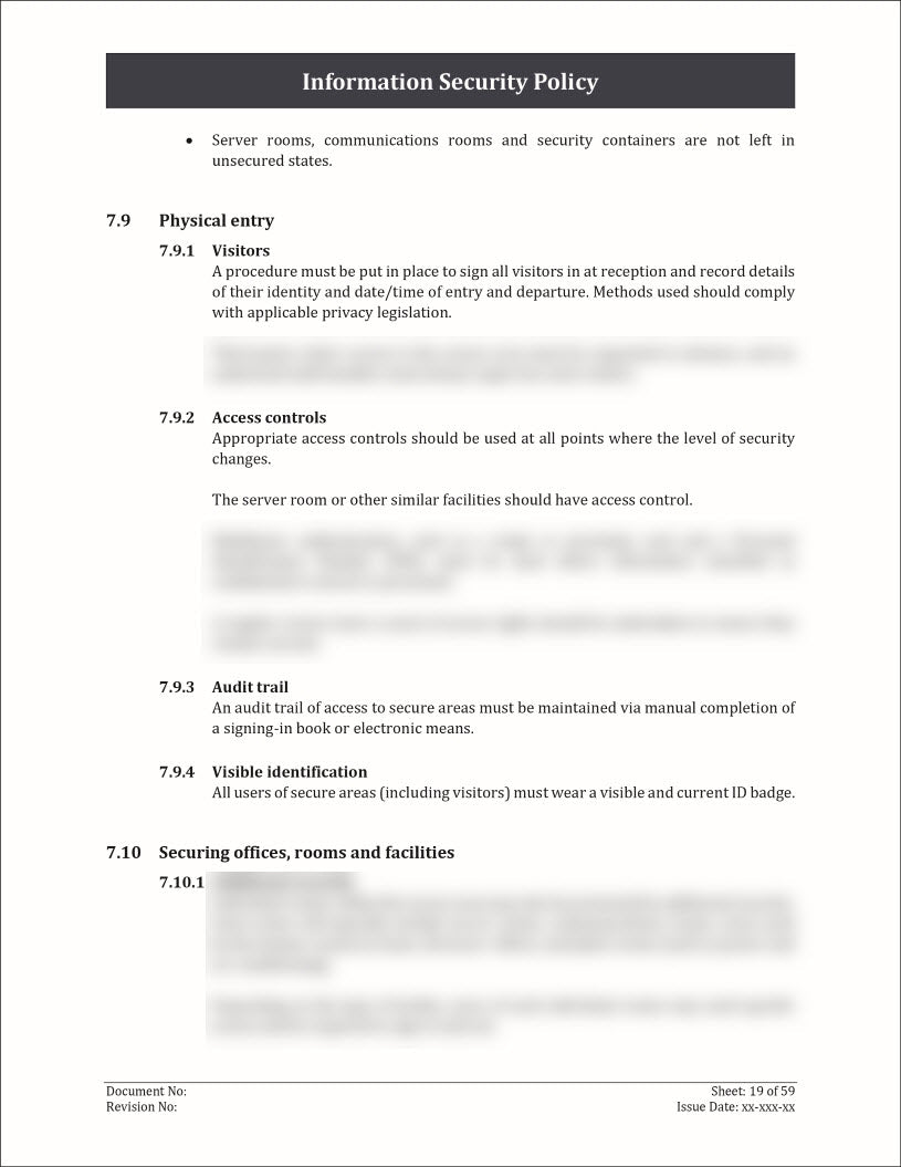 ISO 27001:2022 - Information Security Policy Template