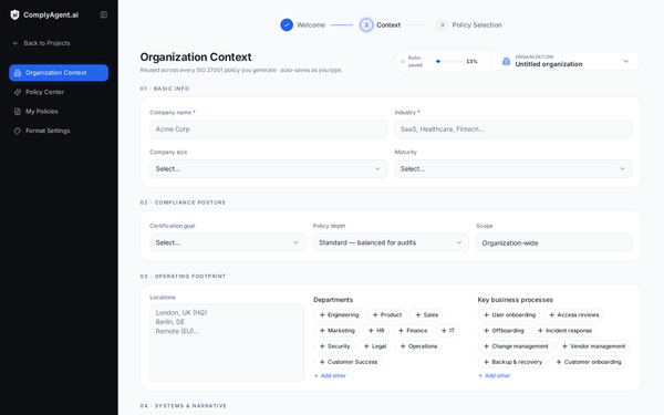 ISO AI PolicyWriter