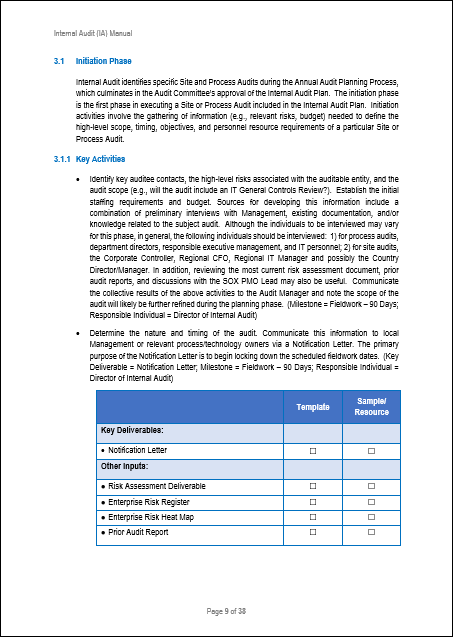 Audit Manual Example Internal Audit Manual – ISO Templates and Documents Download