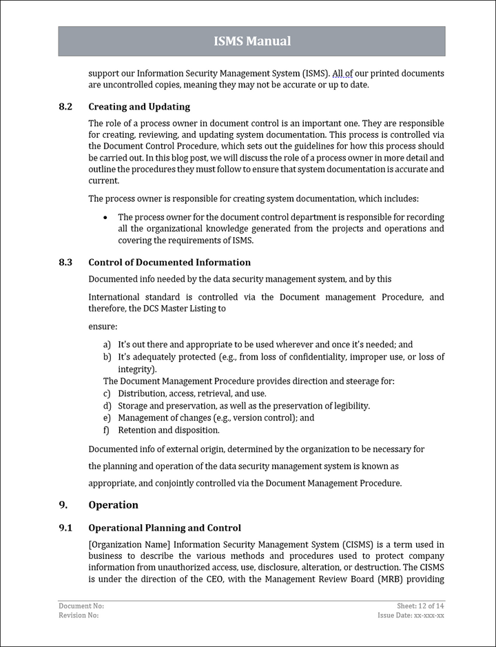 ISMS Manual - 27001:2022