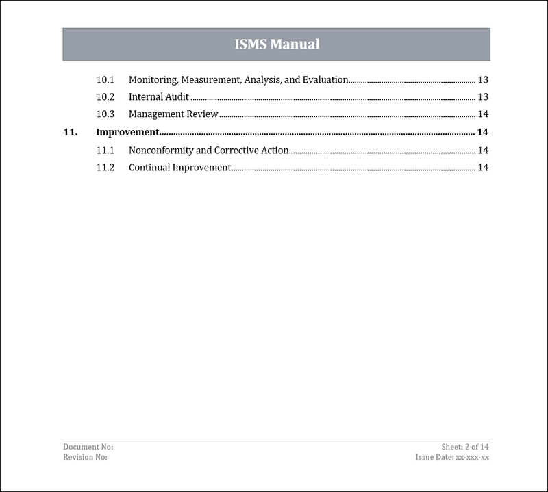 ISMS Manual - 27001:2022