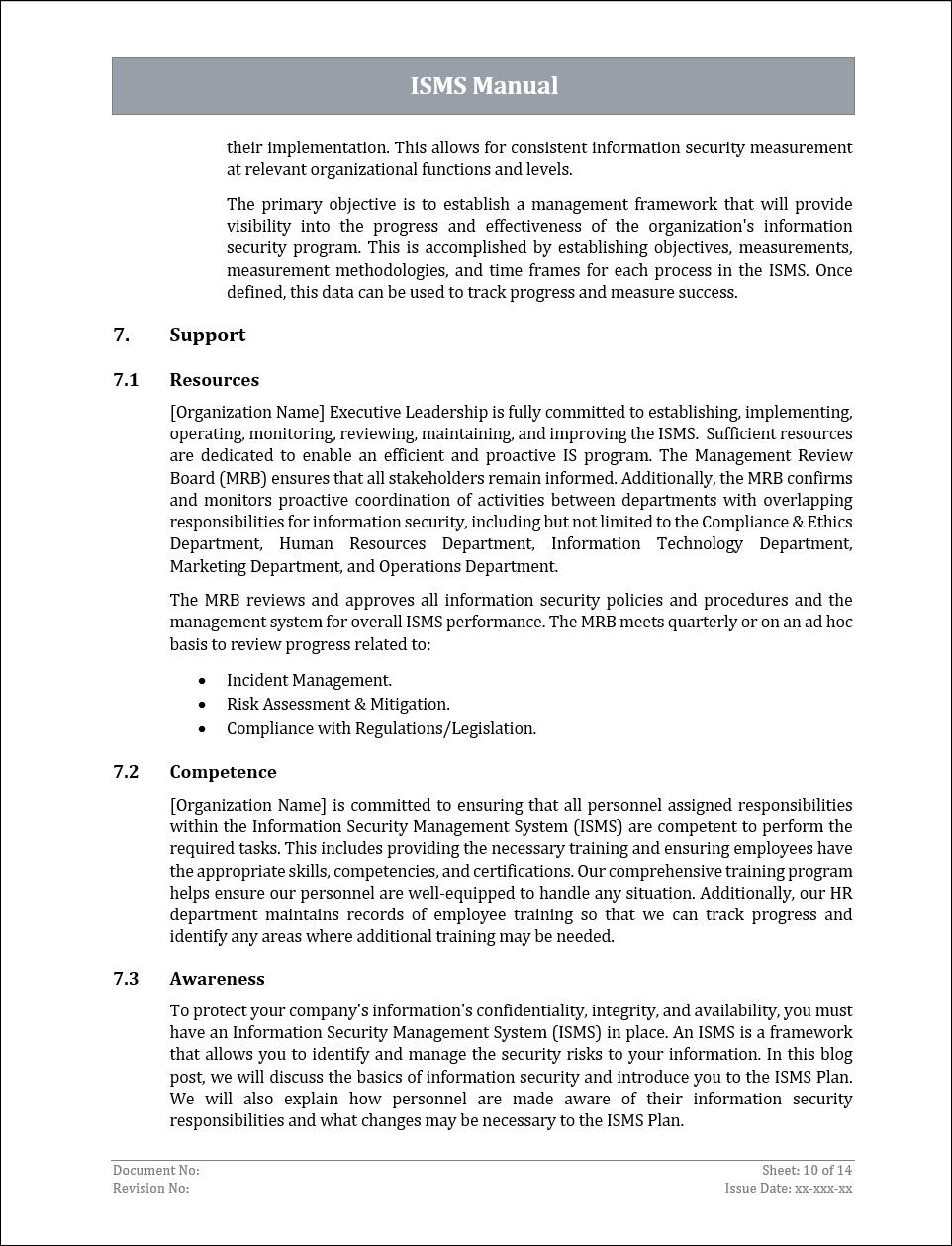 ISMS Manual - 27001:2022