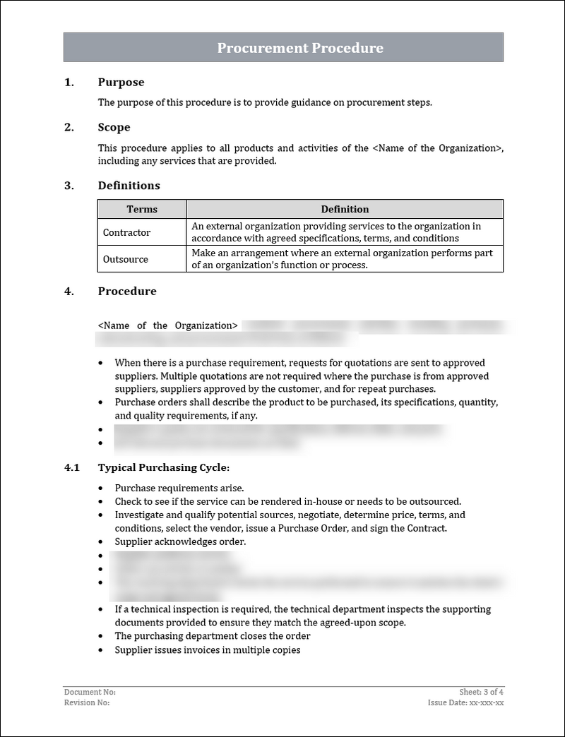 Waste Management Procedure Template (Word) | ISO 14001 IMS SOP – ISO ...