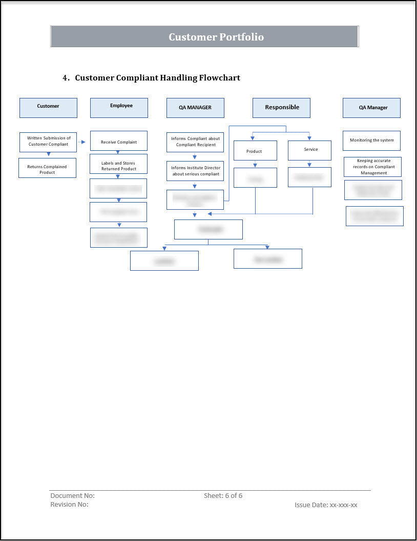 ISO 20000 Customer Portfolio Template