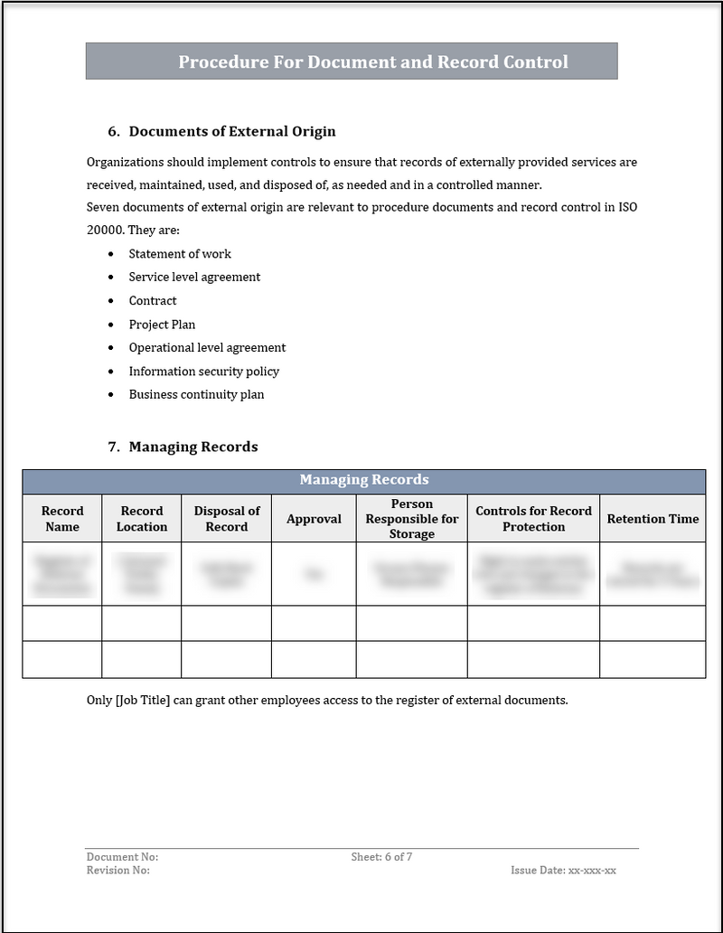 Document Toolkit Image ISO 20000 Documentation Toolkit – ISO Templates and Documents Download