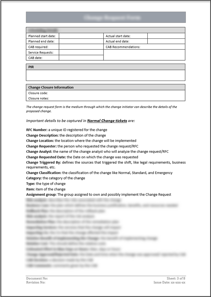 ISO 20000 Documentation Toolkit