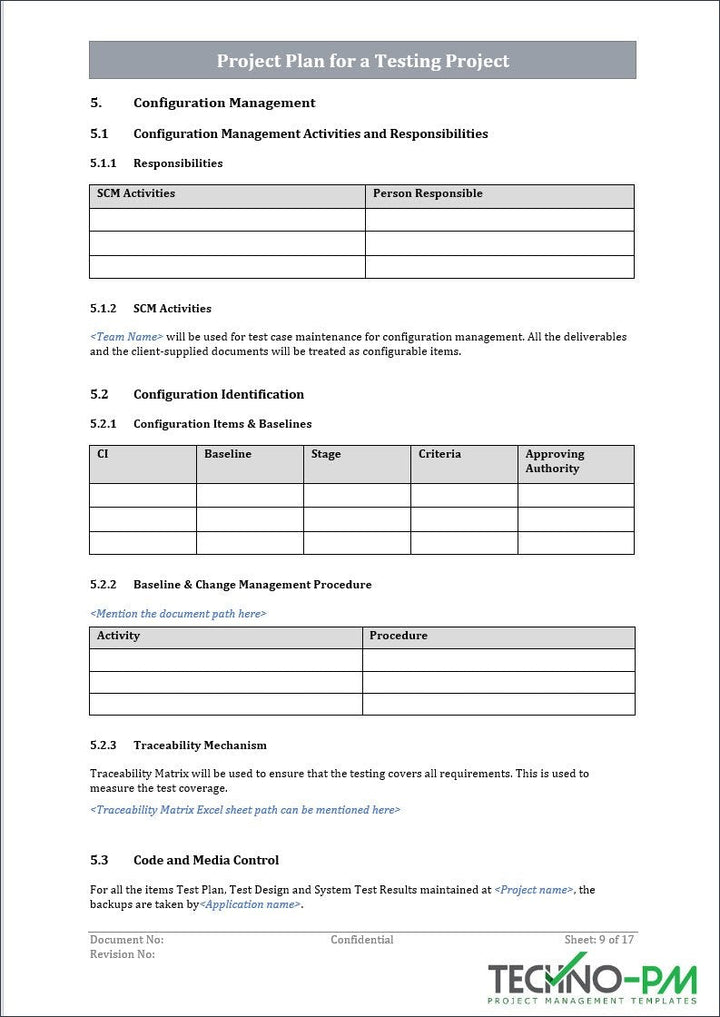 PP configuration management