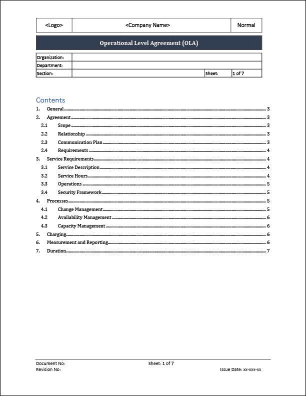 ISO 20000 Documentation Toolkit