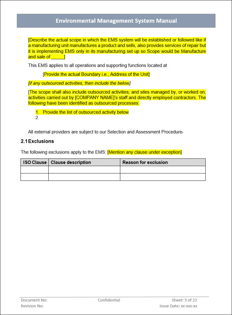 Environment management system 