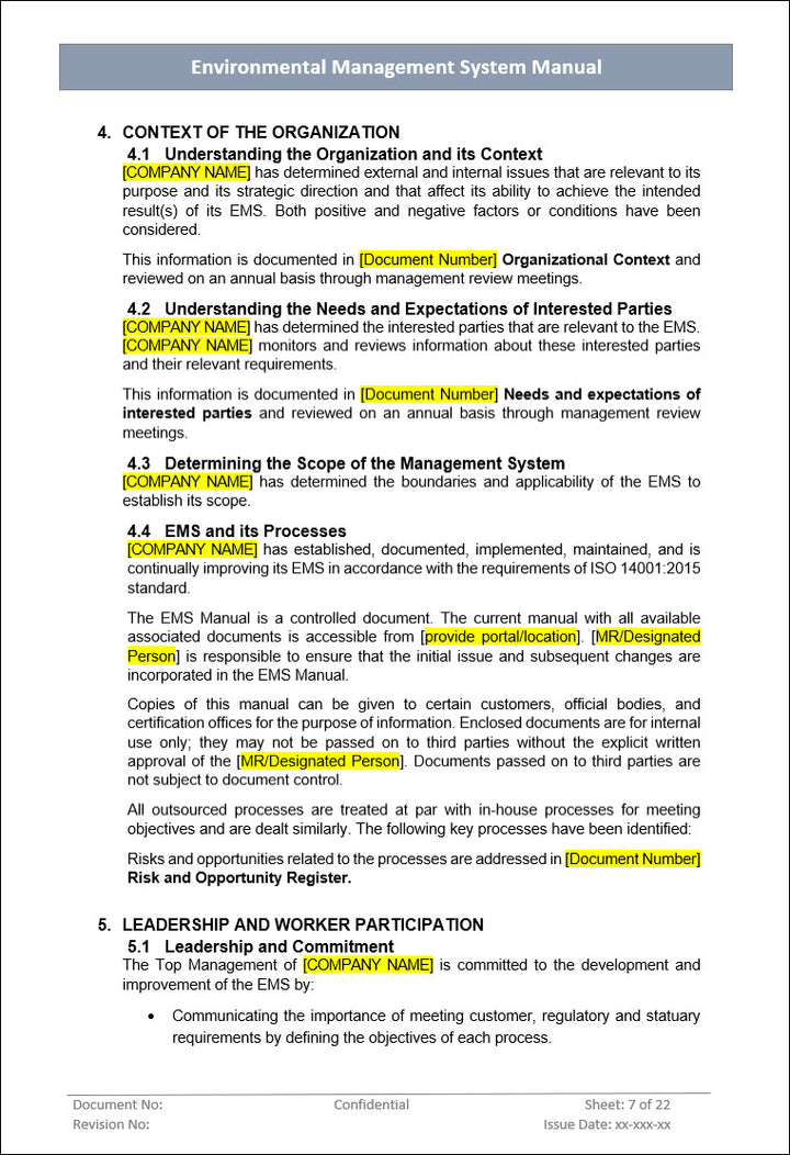 Environment management system 