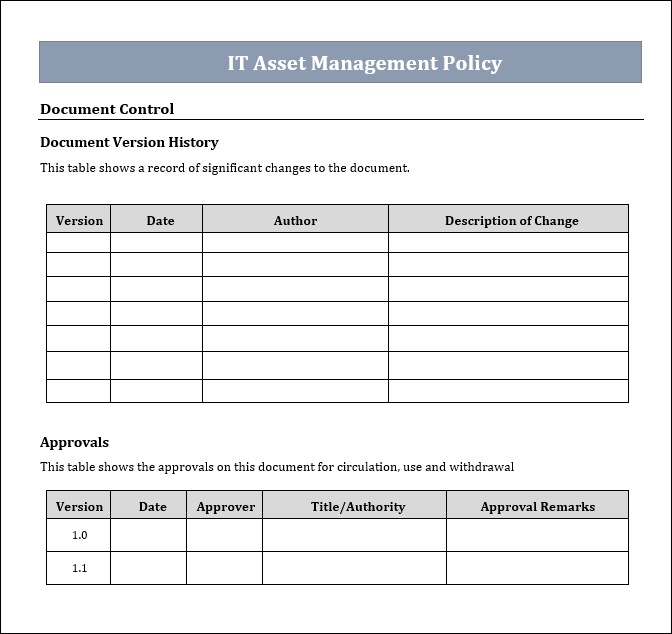 IT Asset Management 