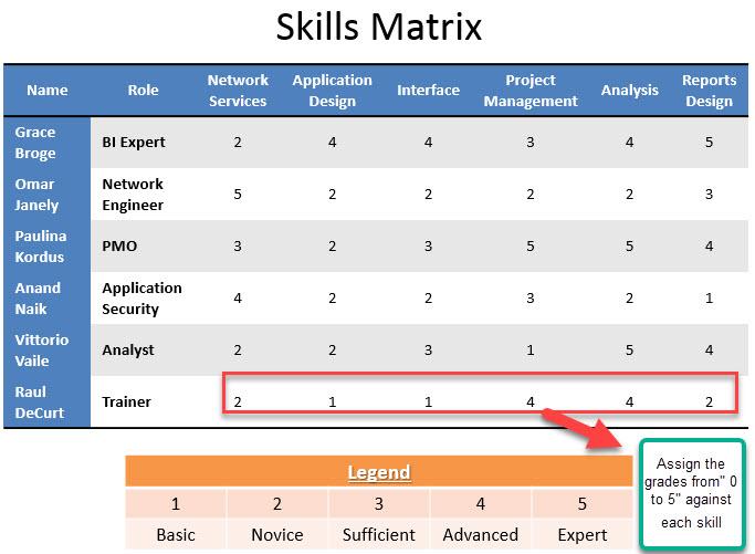 IT Skills Matrix