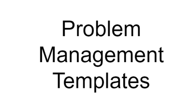 Problem management