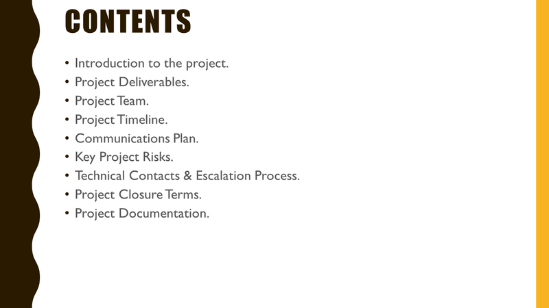 Project Kickoff Meeting Template