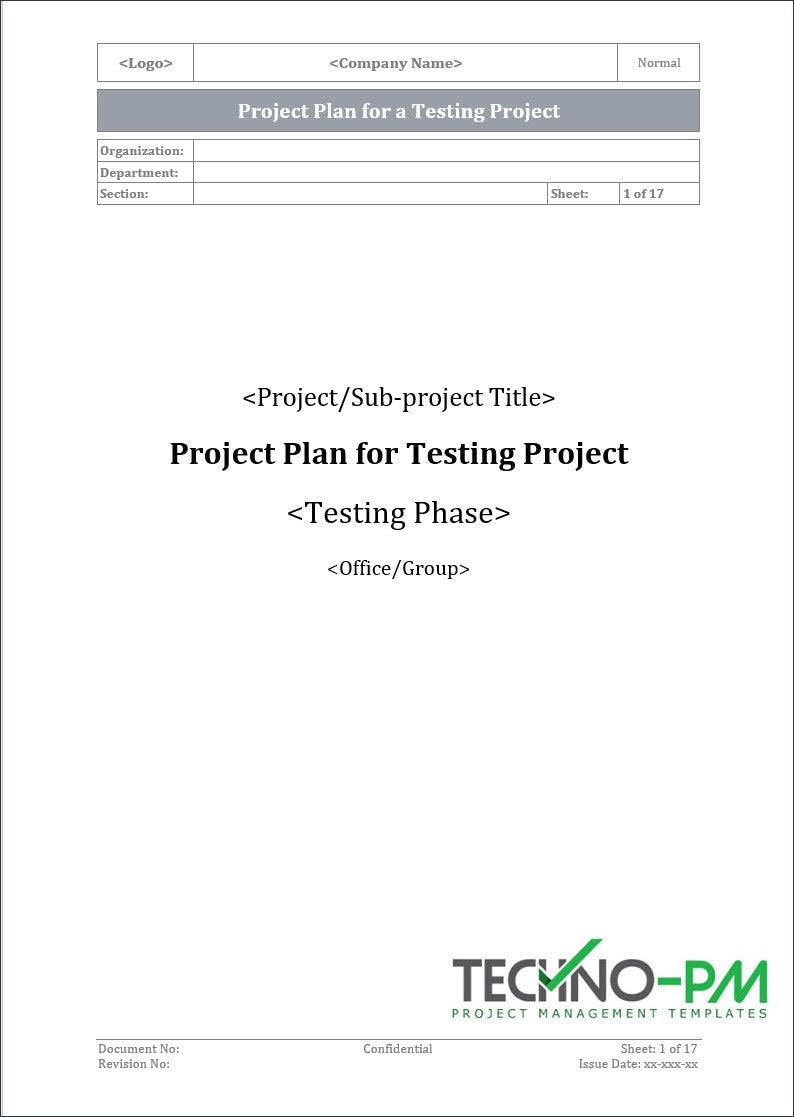 Project Testing Toolkit – ISO Templates and Documents Download