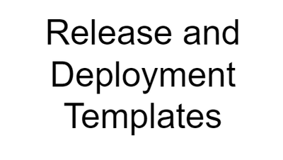 Release and deployment