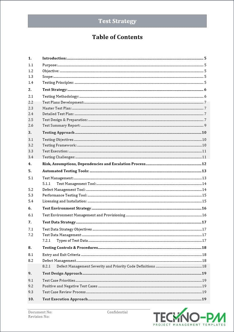 Testing Toolkit Testing Toolkit β ISO Templates and Documents Download