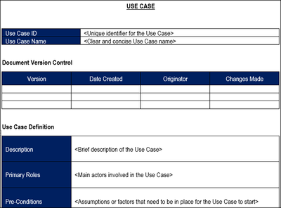 Use Case Word Template