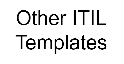 itil templates