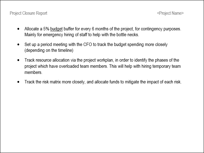project closure report word template, project closure report